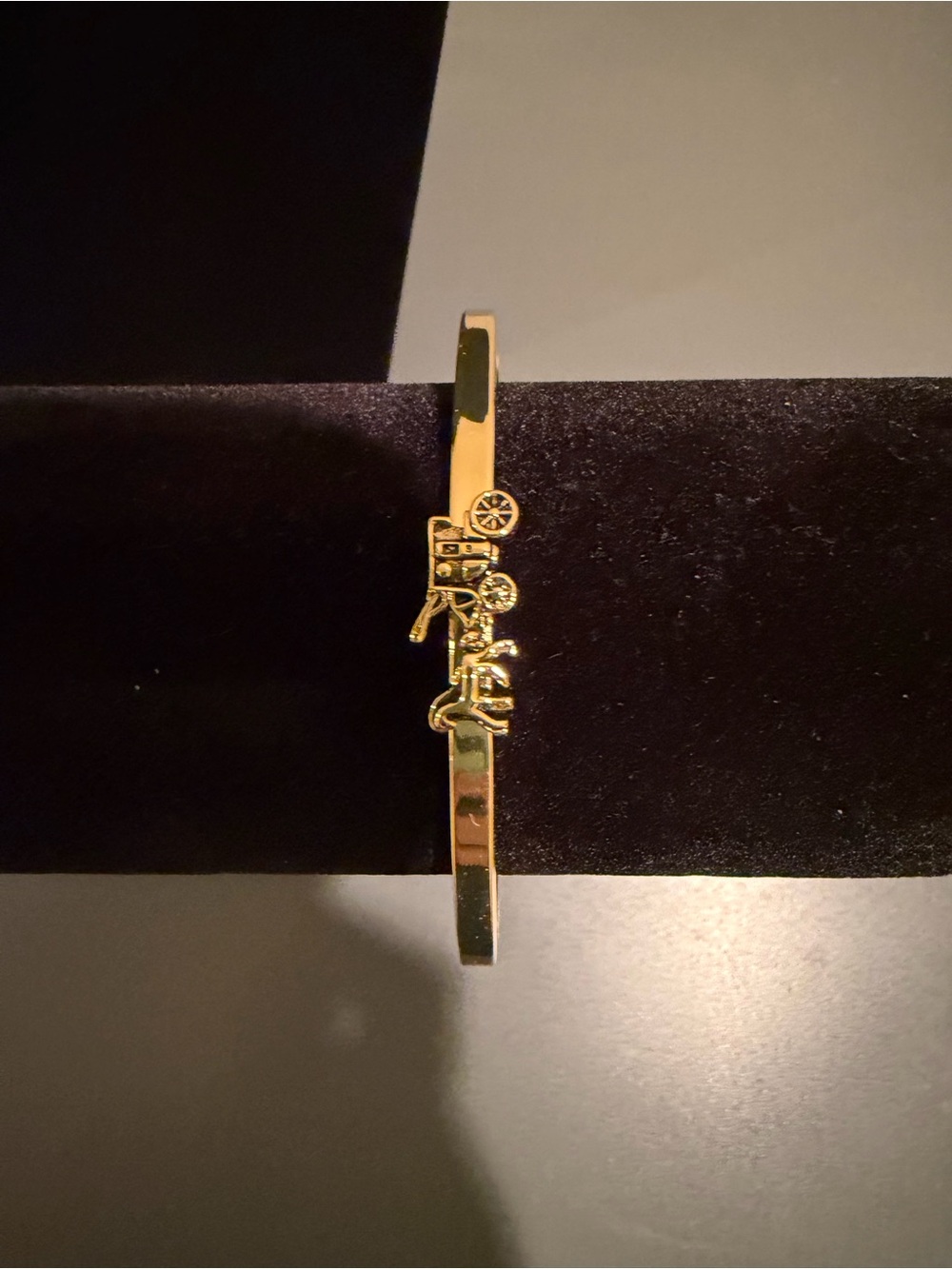Coach carriage Gold Tone Bracelet